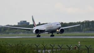 Emirates Boeing 777-300ER Landing