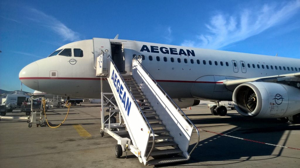 Aegean Airlines Flugzeug