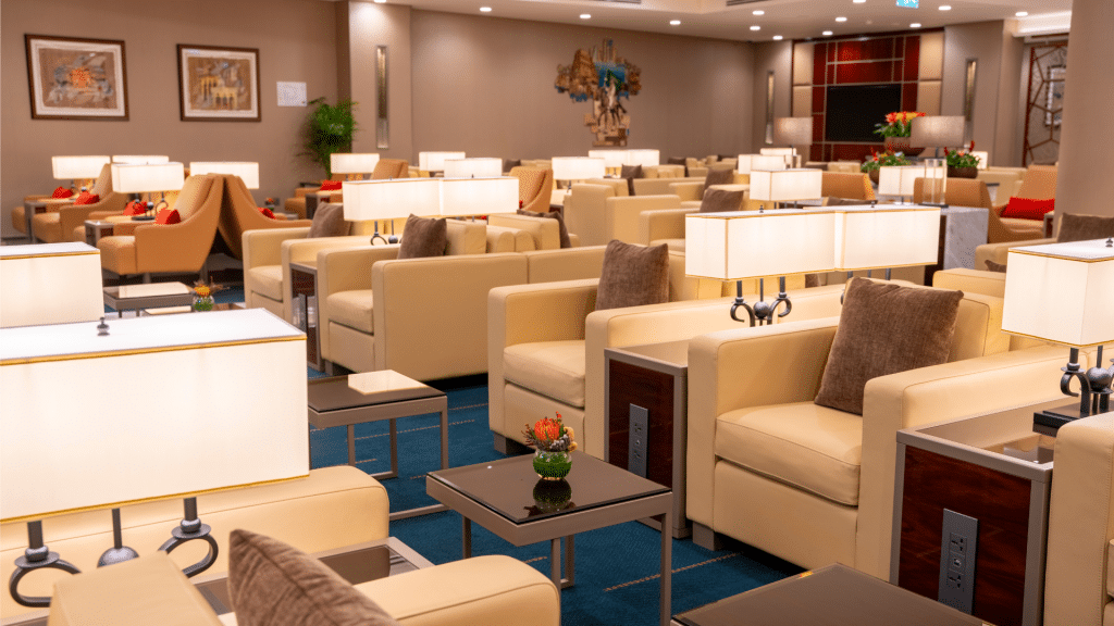 Emirates Lounge Jeddah Sitzplaetze