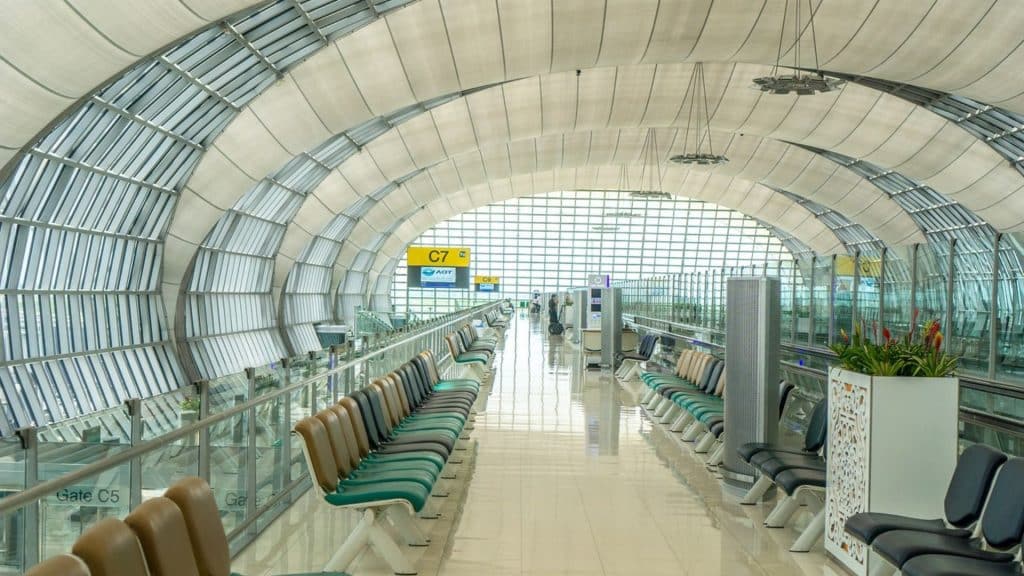 Terminal am Flughafen Suvarnabhumi