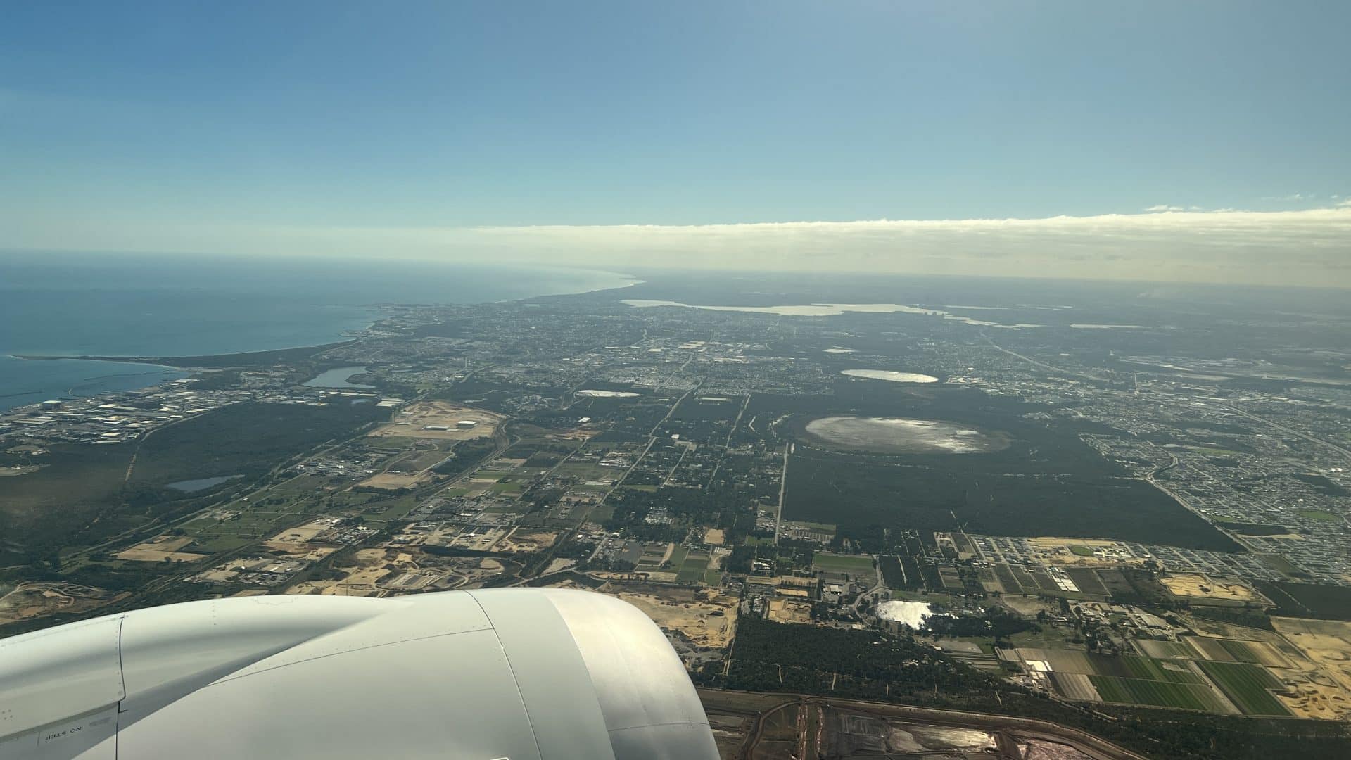 Qantas Landung Perth