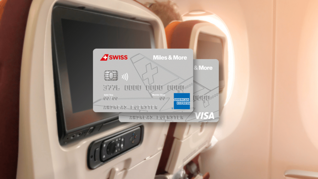 SWISS Miles and More Kreditkarte im Einsatz