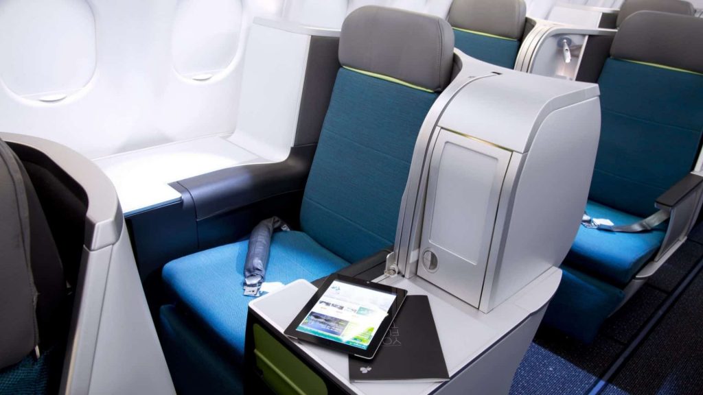 Aer Lingus Business Class Sitz