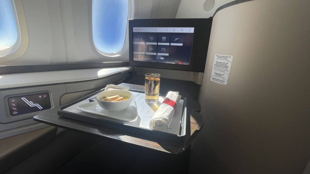 Austrian Boeing 787 Business Class