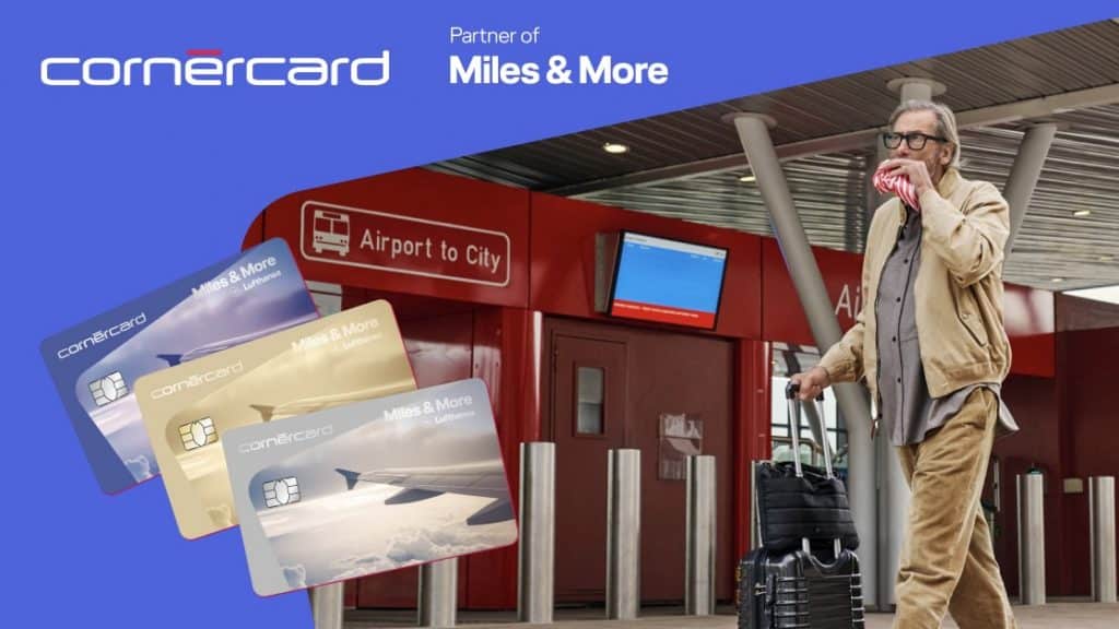 Cornercard Miles and More Kreditkarten am Flughafen