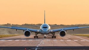 Cathay Pacific Airbus A350 Flugzeug Sonnenaufgang