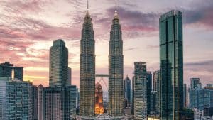 Kuala Kumpur Skyline At Dusk