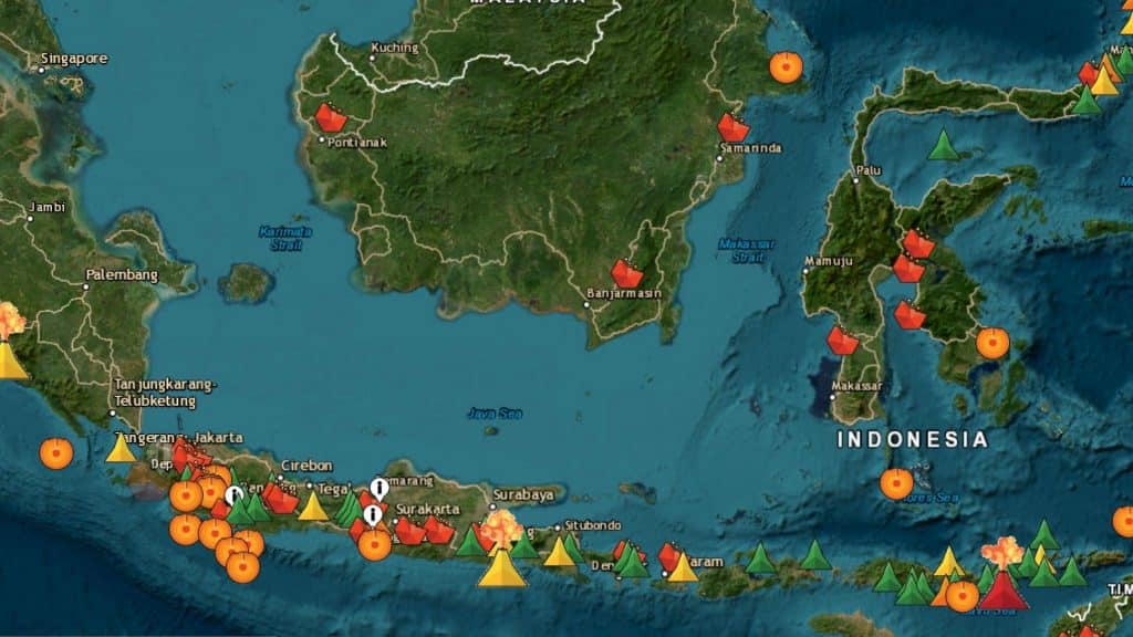 Indonesien Vulkane