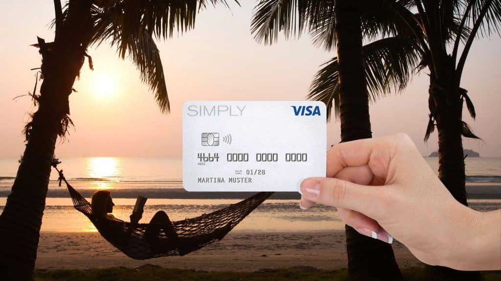 Simply card Smart Kreditkarte Visa Ferien