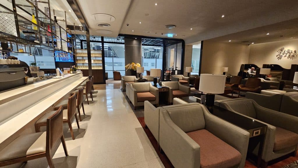 Singapore Airlines Lounge Bangkok Sitzgelegenheiten