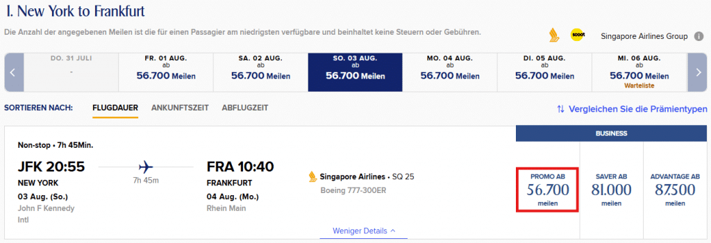 Spontaneous Escapes Juli 2025 JFK FRA Business Class