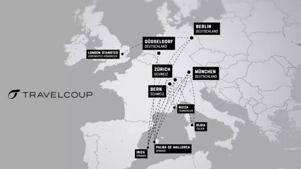 Travelcoup Sommerflugplan 2025