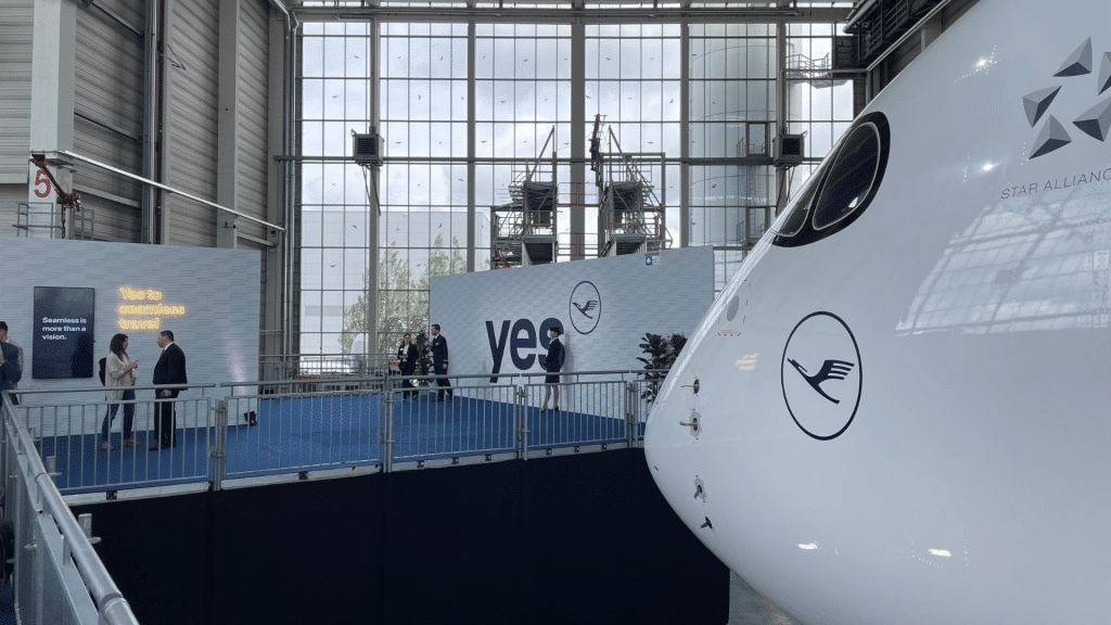 Lufthansa Allegris Preview Event Slogan A350