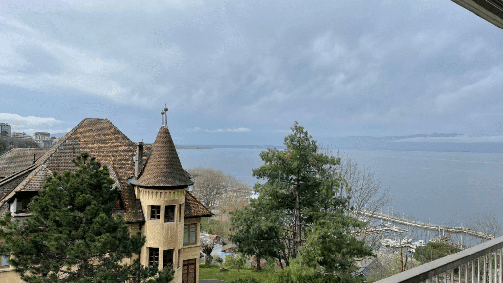 Thonon Les Bains Genfer See Ausblick