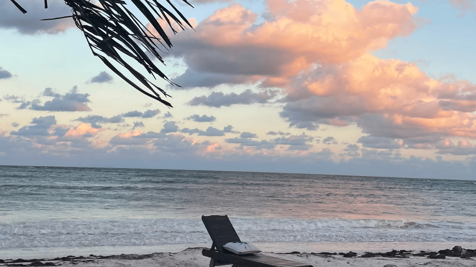 Jahresrueckblick Amelie Mahahual Strand Mexiko