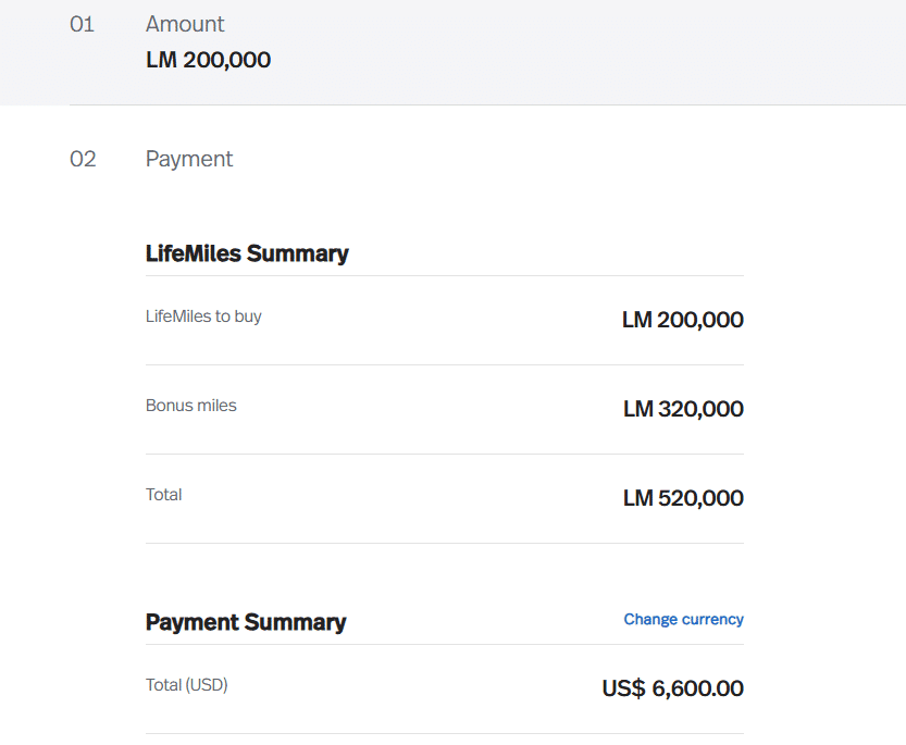 Lifemiles Bonus 160 Prozent Mai 2025