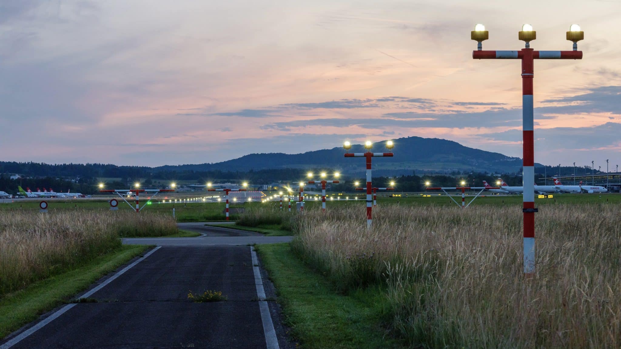 Piste Flughafen Zuerich