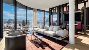 Dorothea Hotel Budapest Suite Wohnzimmer