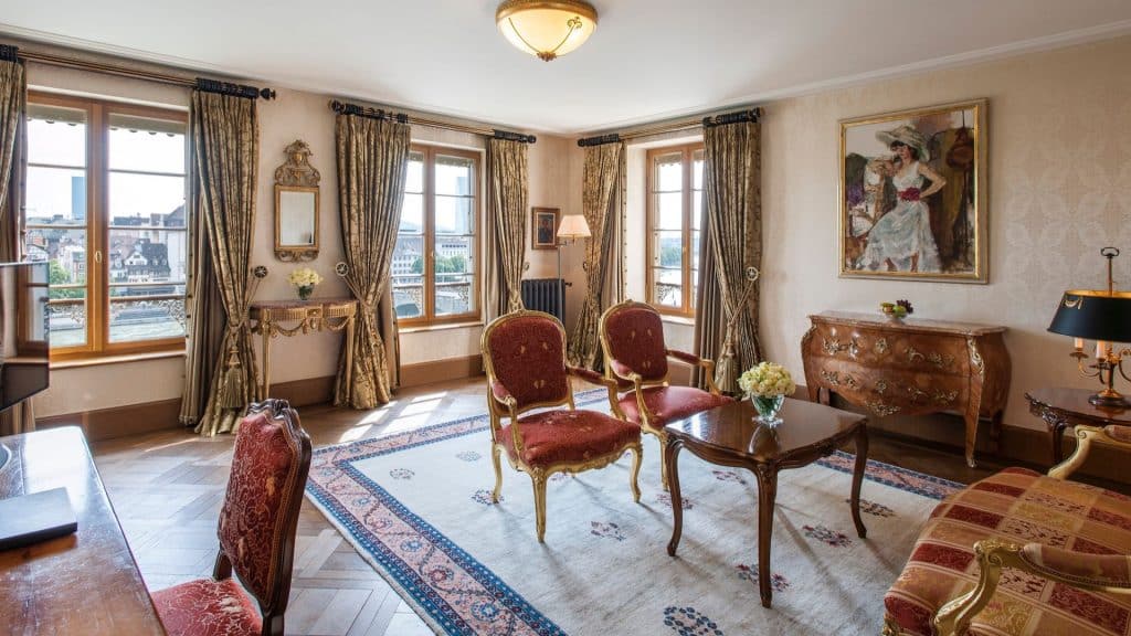Grand Hotel Les Trois Rois Schweiz River Suite