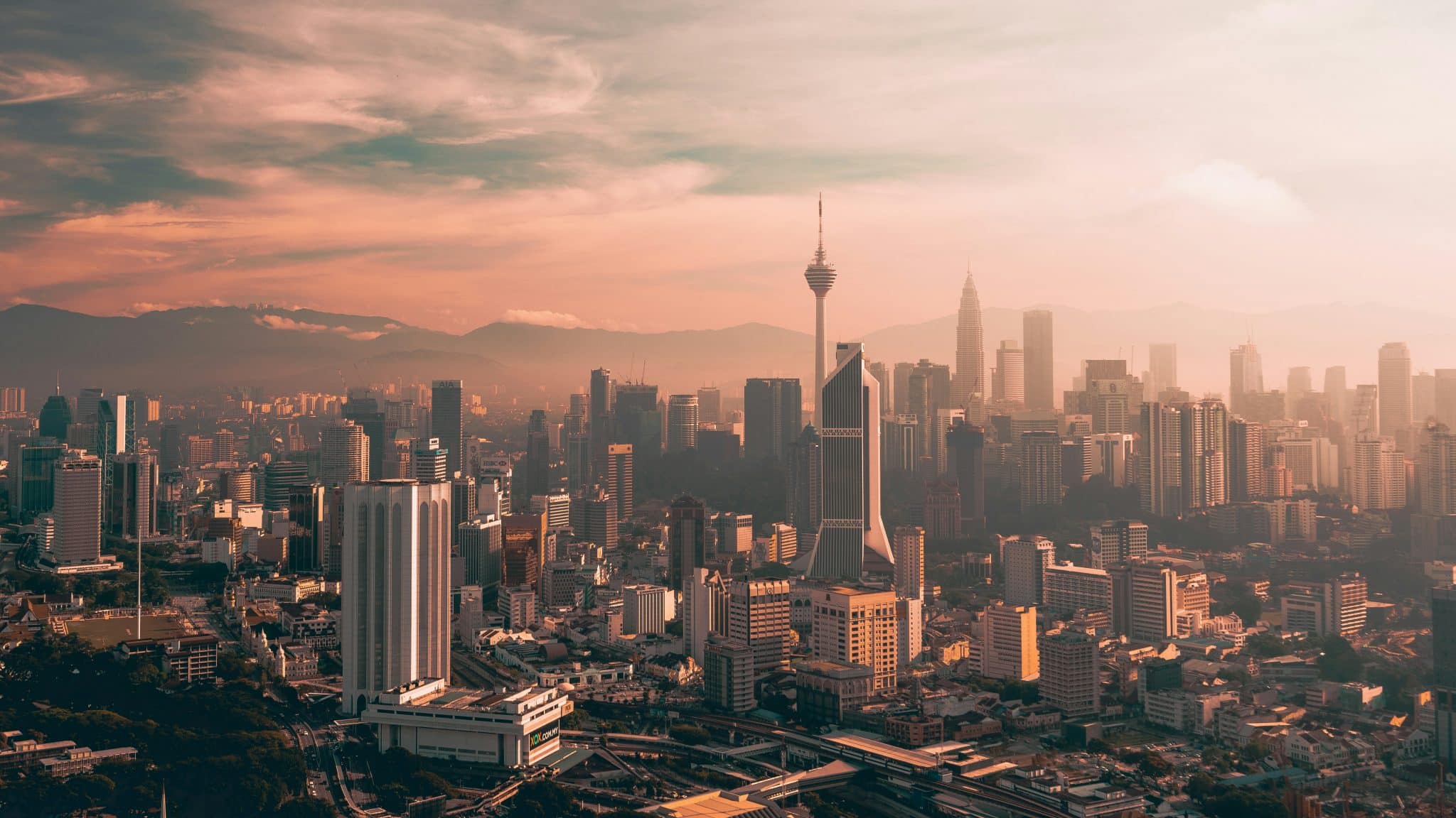 Kuala Lumpur Malaysia Skyline