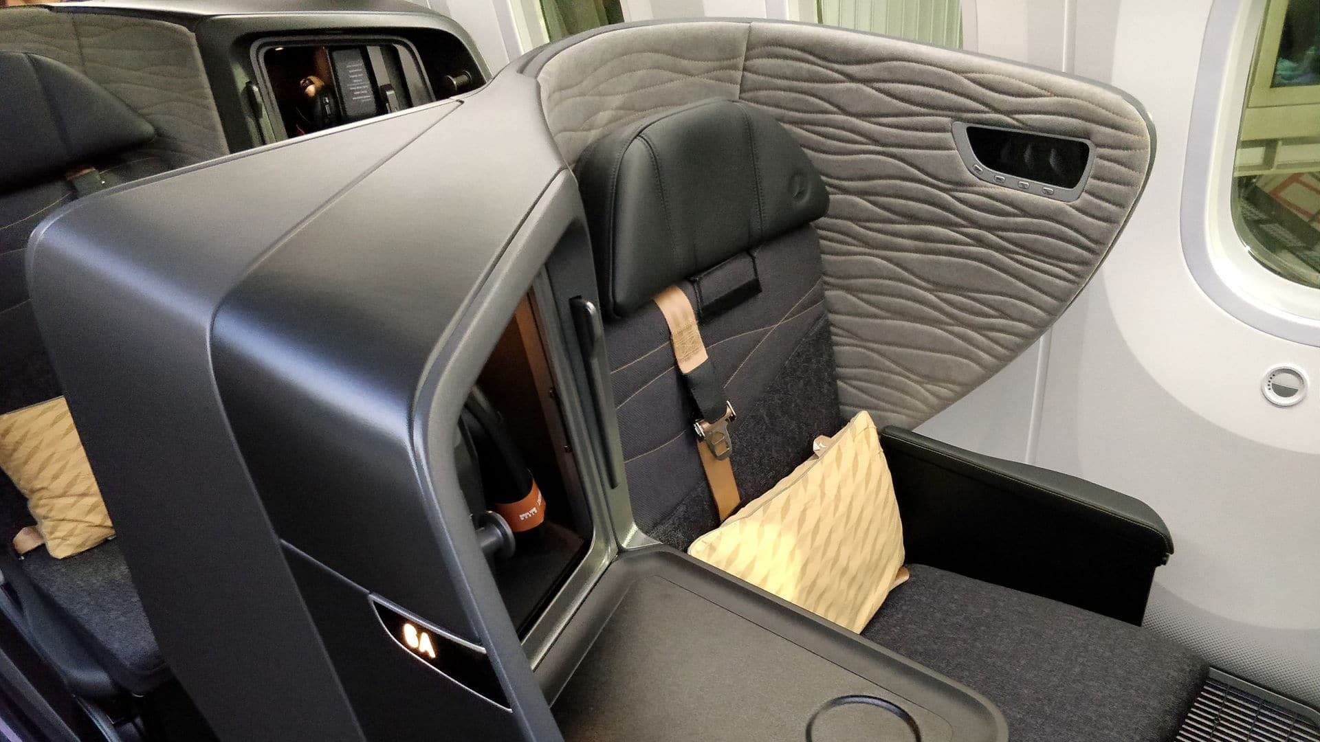 Turkish Airlines Business Class Boeing 787 Sitz 15 E1612785160457