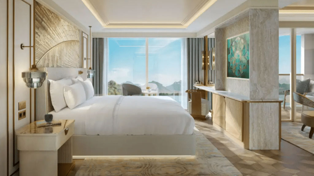 Waldorf Astoria Nile River Experience Bedroom Rendering