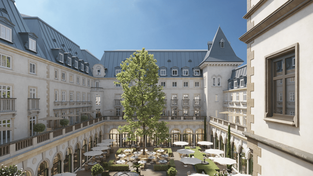 Althoff Collection Villa Kennedy The Florentin Frankfurt Innenhof