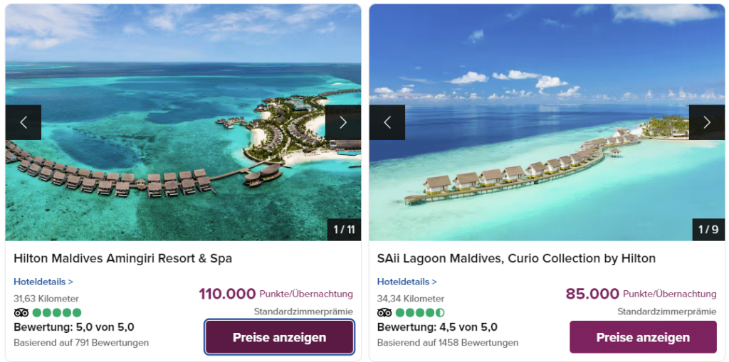 Hilton Punkte