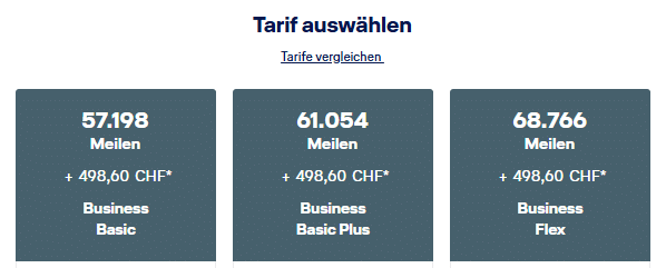 Tarifklassen Interkonti LH Flexibel