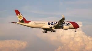 Zweiter A350 Edelweiss Ankunft 2