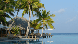 Malediven Resort Insel Pool