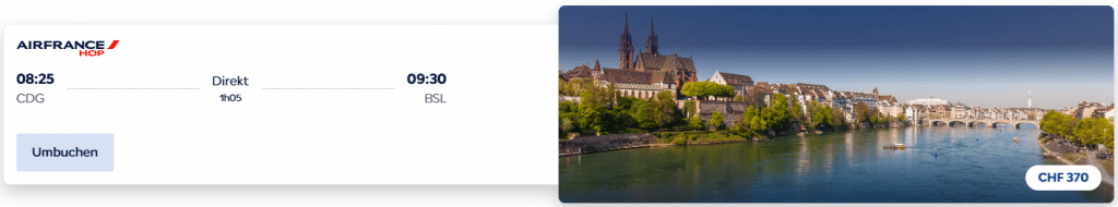 Air France Paris Basel