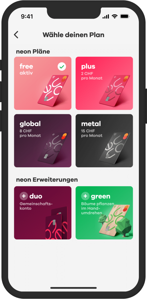 Mockup Choose Plan DE