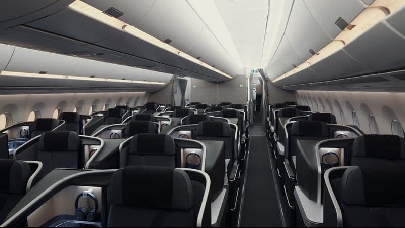 Business Class Im A350 Von SAS