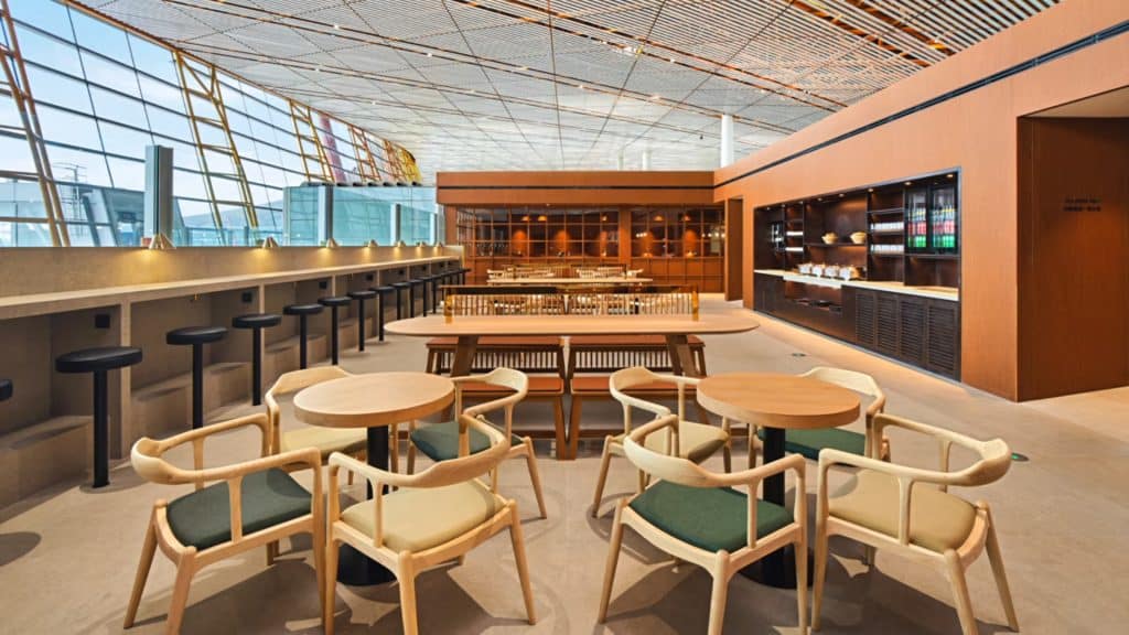 Cathay Peking Lounge Mit Ausblick
