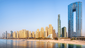 Dubai Jumeirah Beach Skyline