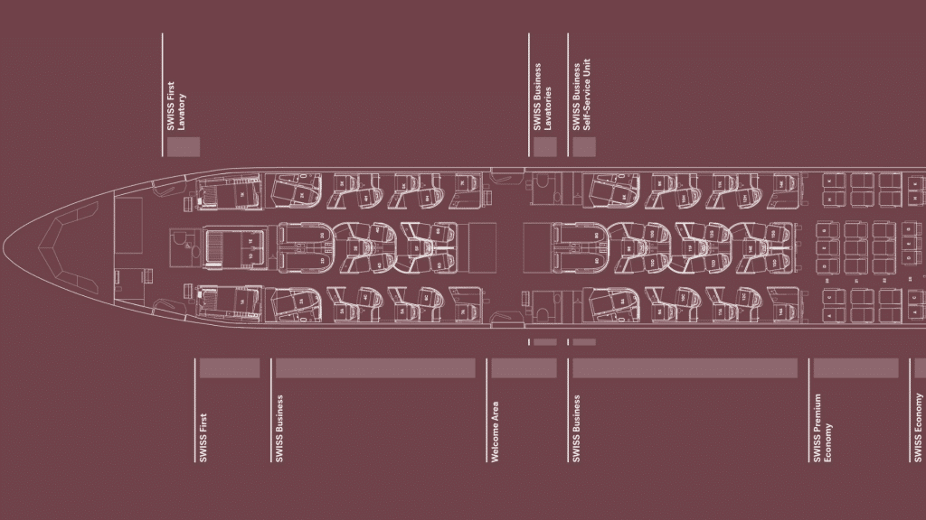 Swiss Seat Map Airbus A330 300