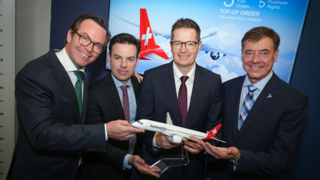 Helvetic E195 E2 Dubai Airshow