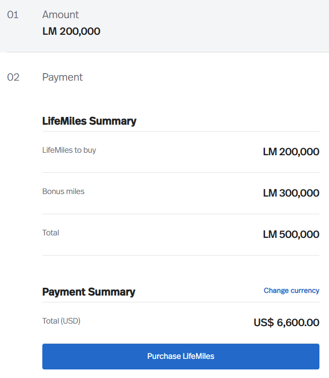 Lifemiles Bonus 150 Prozent November Dezember 2025