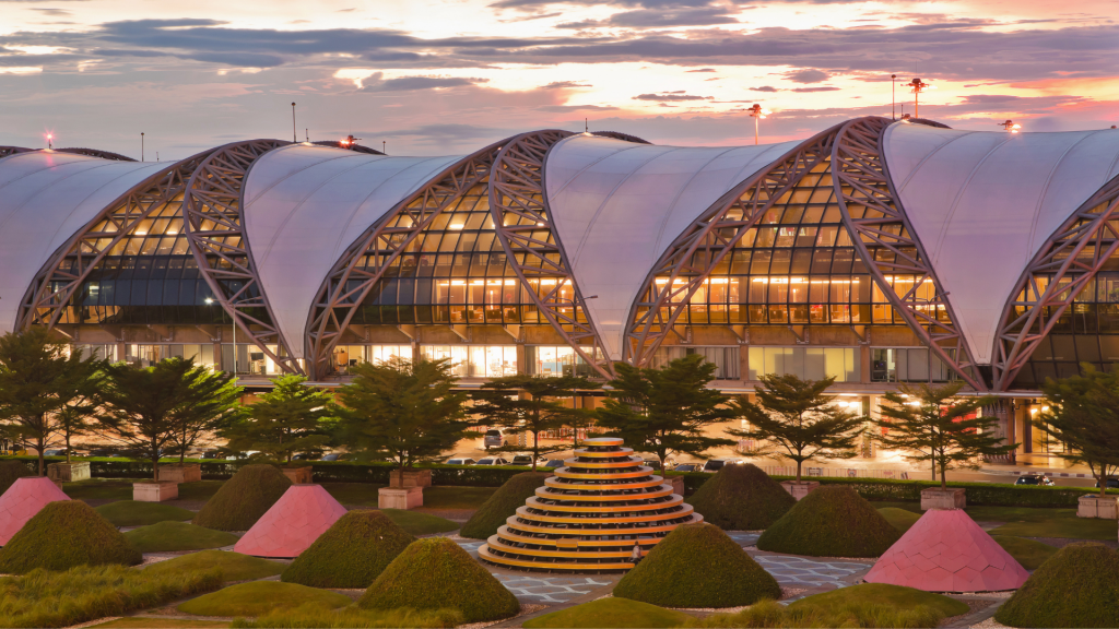 Suvarnabhumi Airport in Bangkok