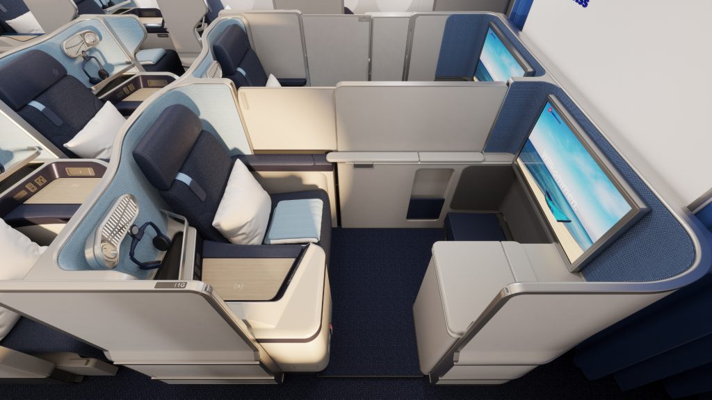 Neue Business Class im Edelweißß A350