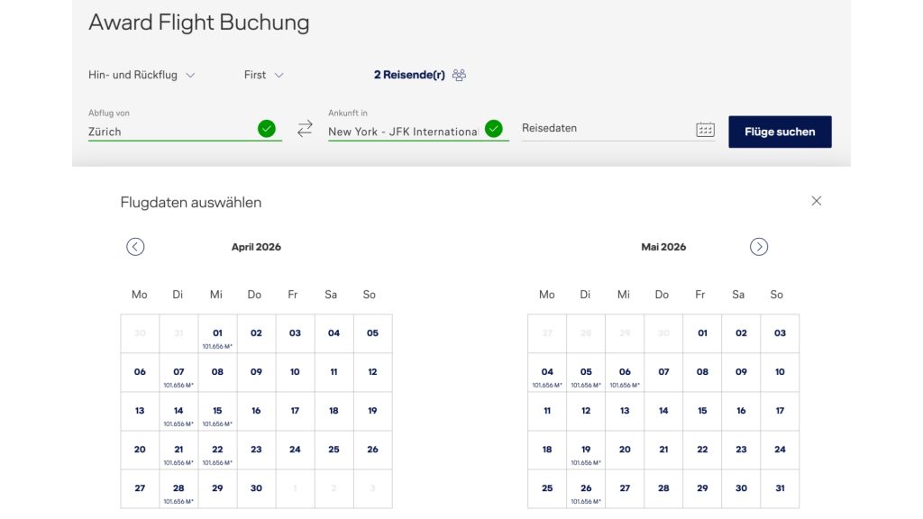 MilesandMoreCHZürichJFKFC2Personen