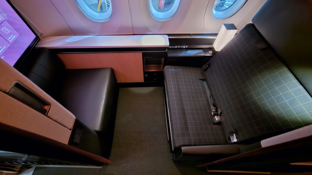 Suite in der SWISS First Class im Airbus A350