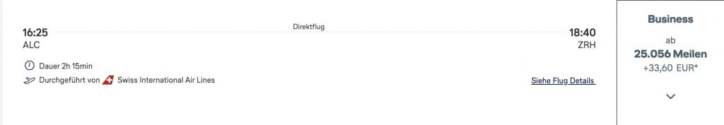 Swiss Alicante Zuerich