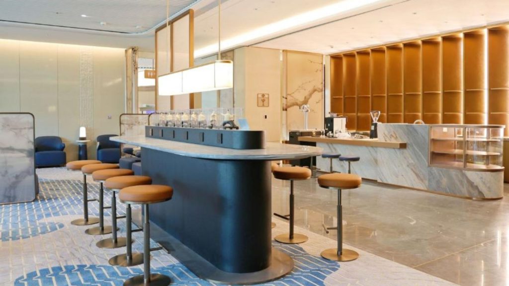 Star Alliance Guangzhou Lounge Hochtisch