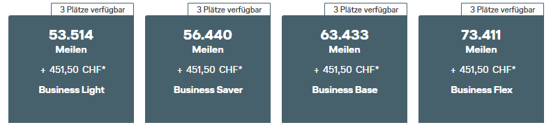 Miles More Award Flight BER BKK Business Class SWISS Beispiel Neue Tarife Ab Ende Mai 2026.png