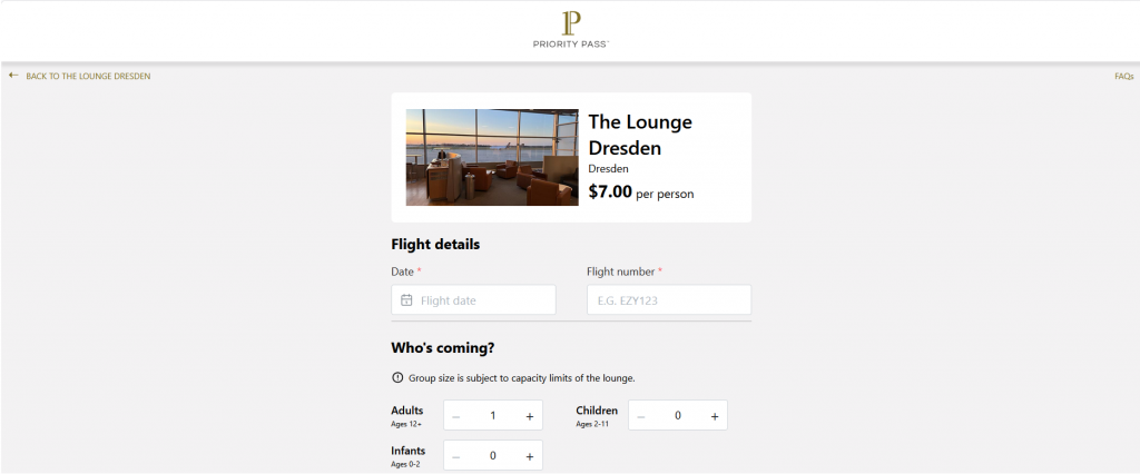 Priority Pass Reservierungsgebuehr The Lounge Dresden
