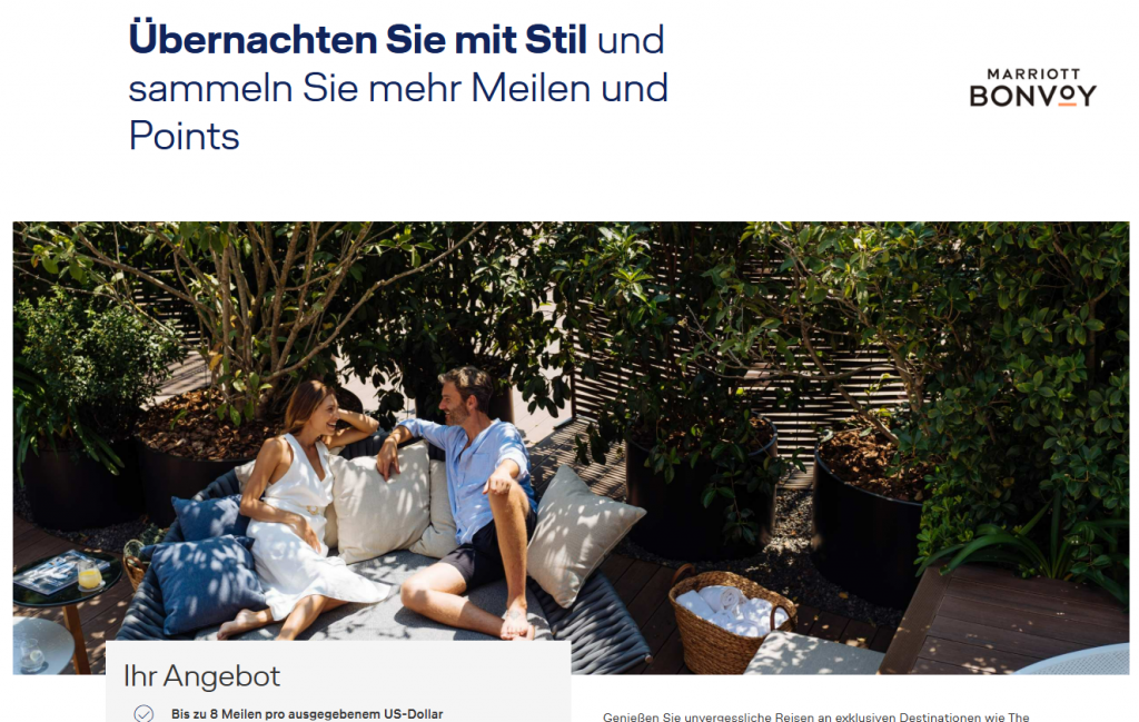 Marriott Bonvoy Aktion Juni 2026 8 Fach Miles More
