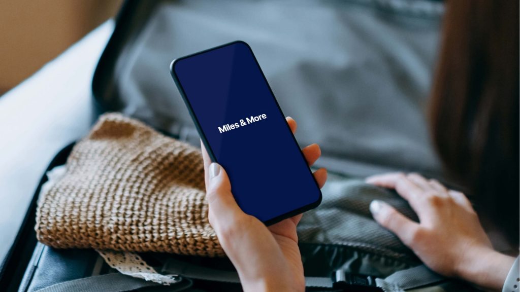 Miles and More App auf dem Smartphone