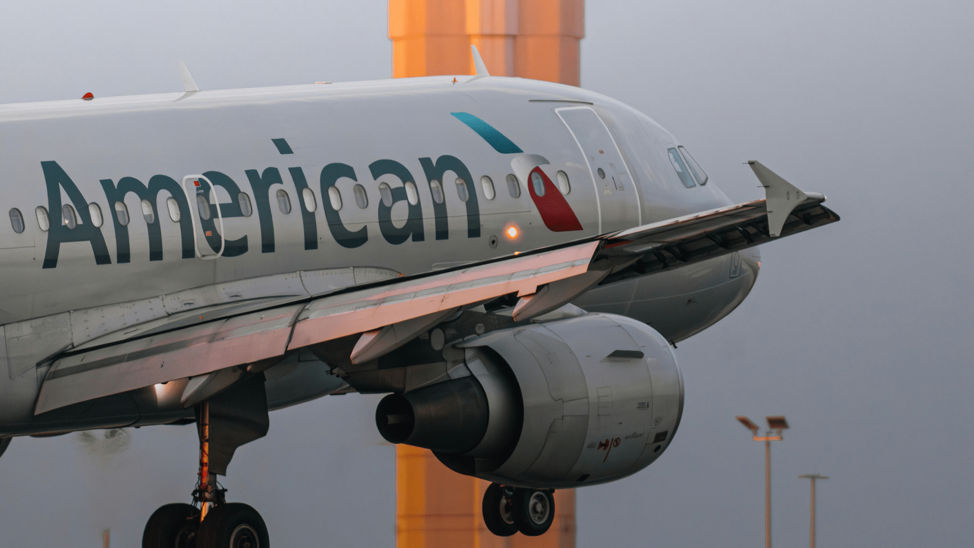 American Airlines Airbus A320 Abflug